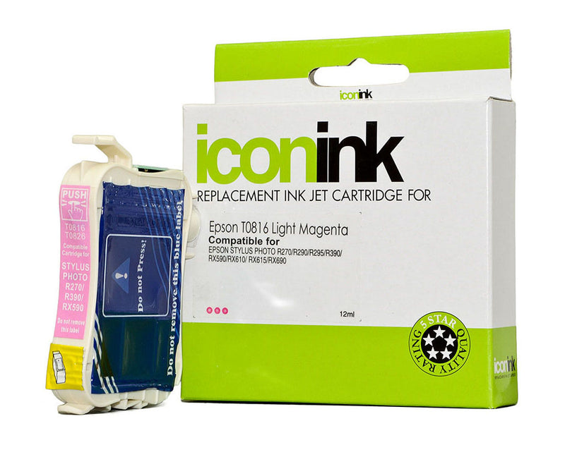 Epson Compatible T0816 Light Magenta 81N Ink Cartridge