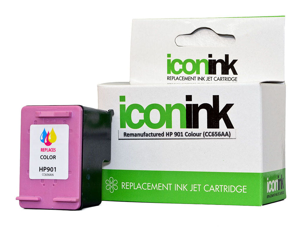 Icon Remanufactured HP 901 Colour XL Ink Cartridge (CC656A)