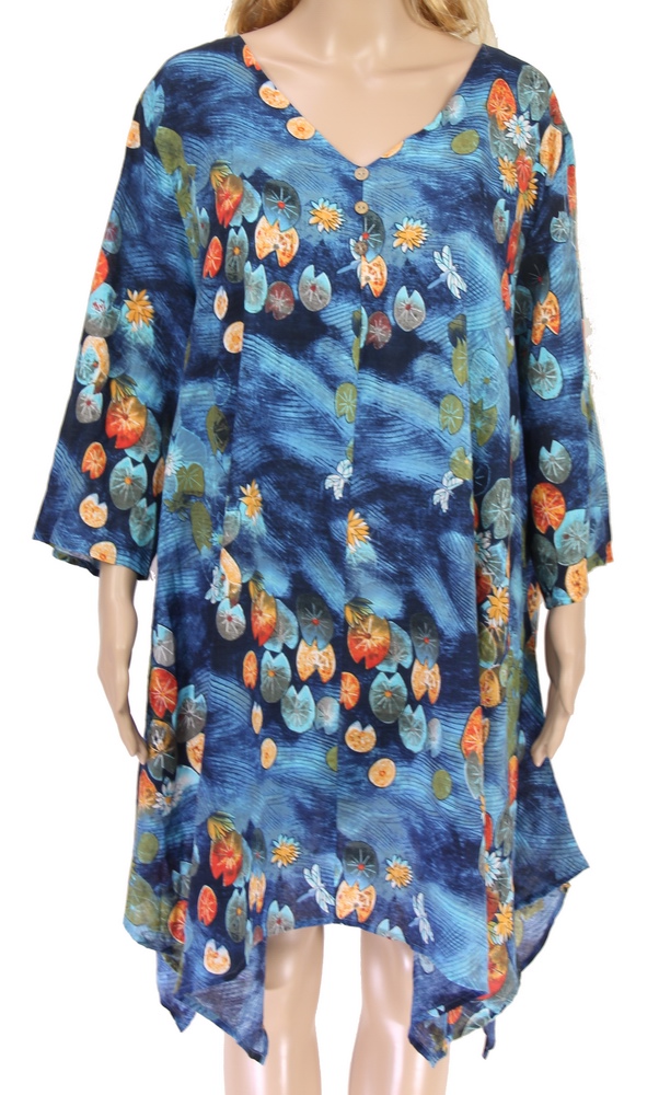 Long Top - Teal Background (Medium)
