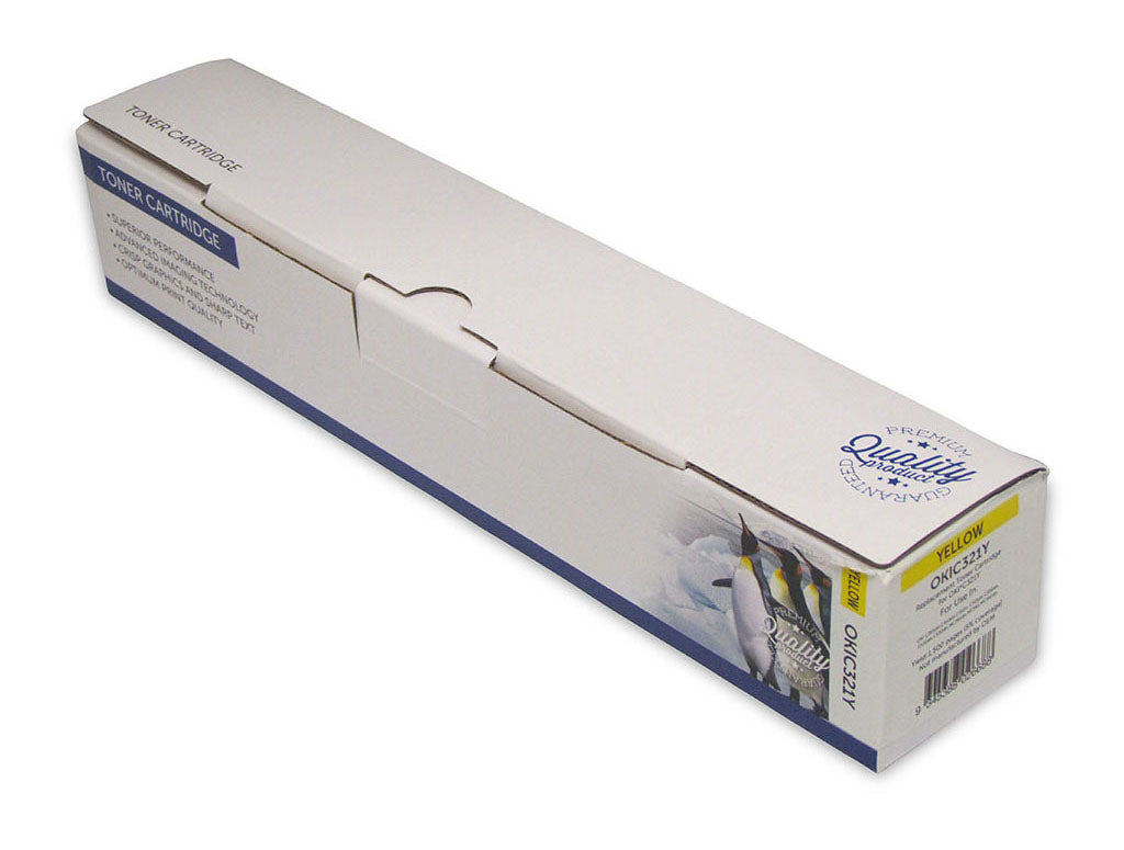 Icon Compatible OKI C301/C321/MC342 Yellow Toner (44973545)