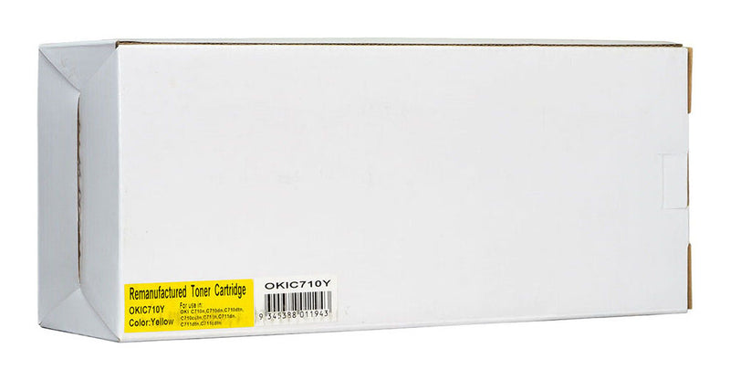 Icon Compatible OKI C710/711 Yellow Toner Cartridge (44318609)