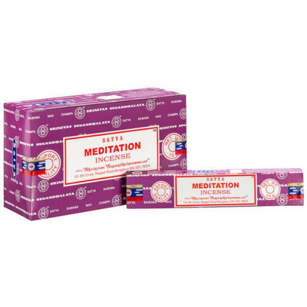 Incense  - Satya Meditation 15gm x 12 Packets