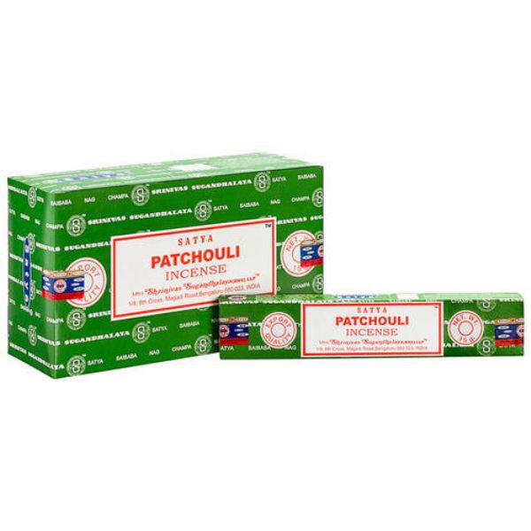 Incense  - Satya Patchouli 15gm x 12 Packets