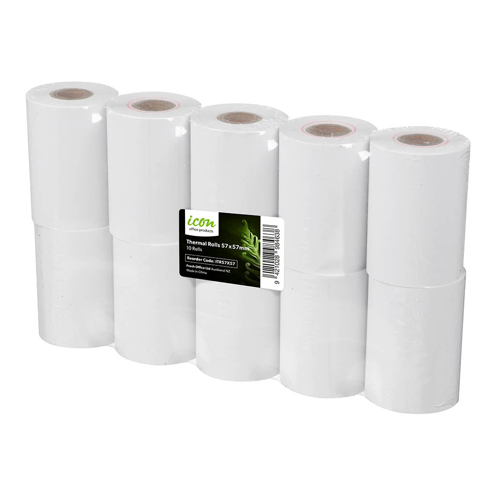 Icon Thermal Rolls 57x57mm - Pack of 10