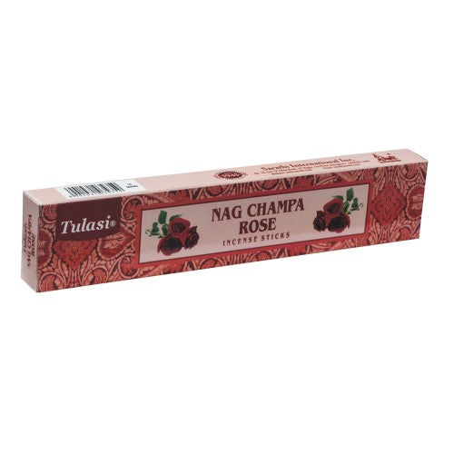 Incense - Tulasi Nag Champa & Rose 15gm (Set of 12)