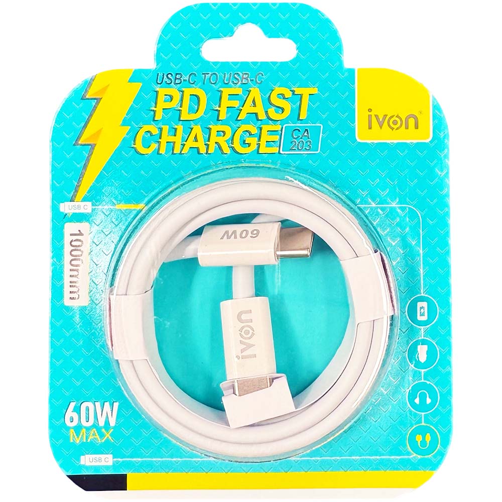 IVON CA203 Type C to Type C- Pack of 5