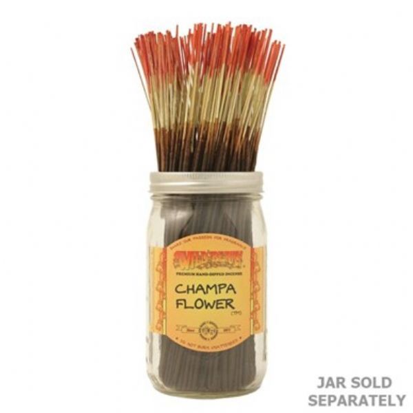 Wild Berry Champa Flower 11 inch Incense - Bundle of 100