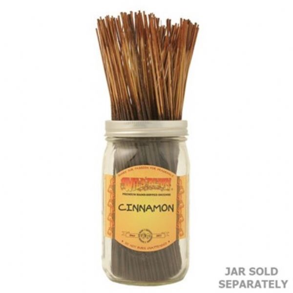 Wild Berry Cinnamon incense sticks, 11-inch, bundle of 100 for relaxation, focus, and uplifting ambiance.