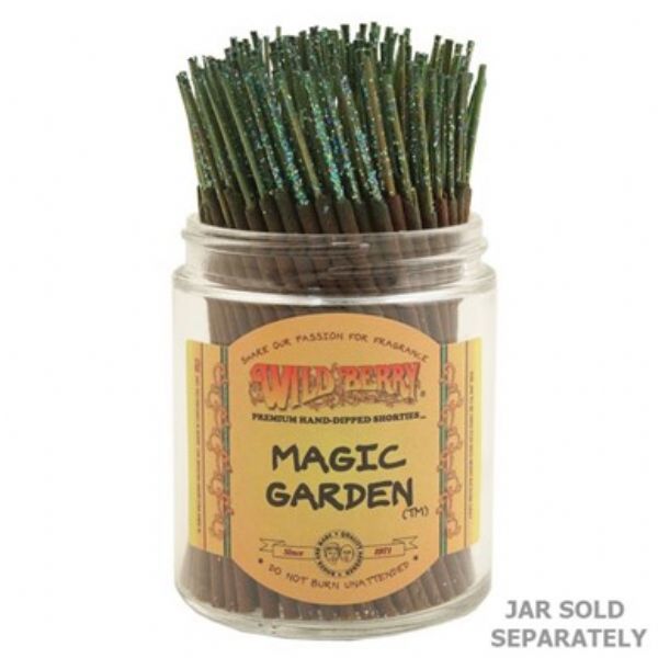 Bundle of 100 Wild Berry Magic Garden Incense sticks, perfect for creating a calming, fragrant atmosphere at home or on-the-go.