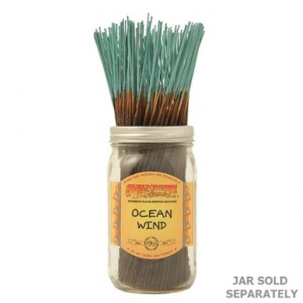 Wild Berry Ocean Wind incense sticks in a bundle of 100, featuring refreshing oceanic and berry scents for relaxation.