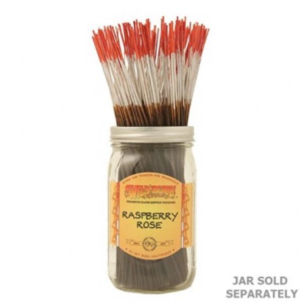 Wild Berry Raspberry Rose 11 inch Incense - Bundle of 100