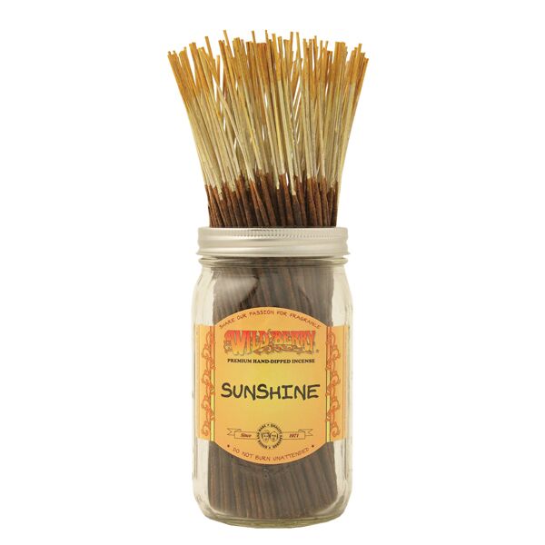 Aromatic Wild Berry Sunshe incense sticks, 11 inches long, perfect for relaxation, meditation, and creating a warm atmosphere.