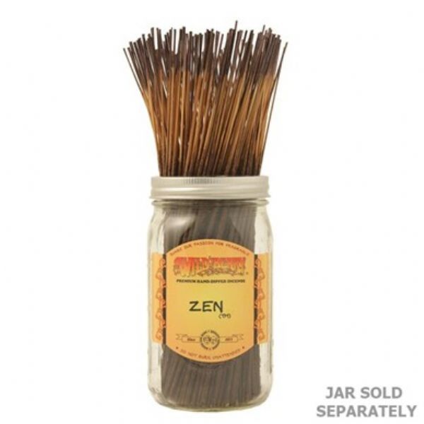 Wild Berry Zen incense sticks in a bundle of 100, designed for relaxation and mindfulness with soothing wild berry fragrance.