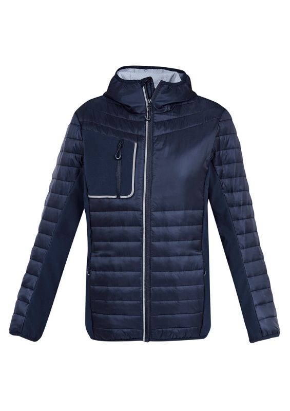 Unisex Patrol Jacket - Navy/Silver (Small)