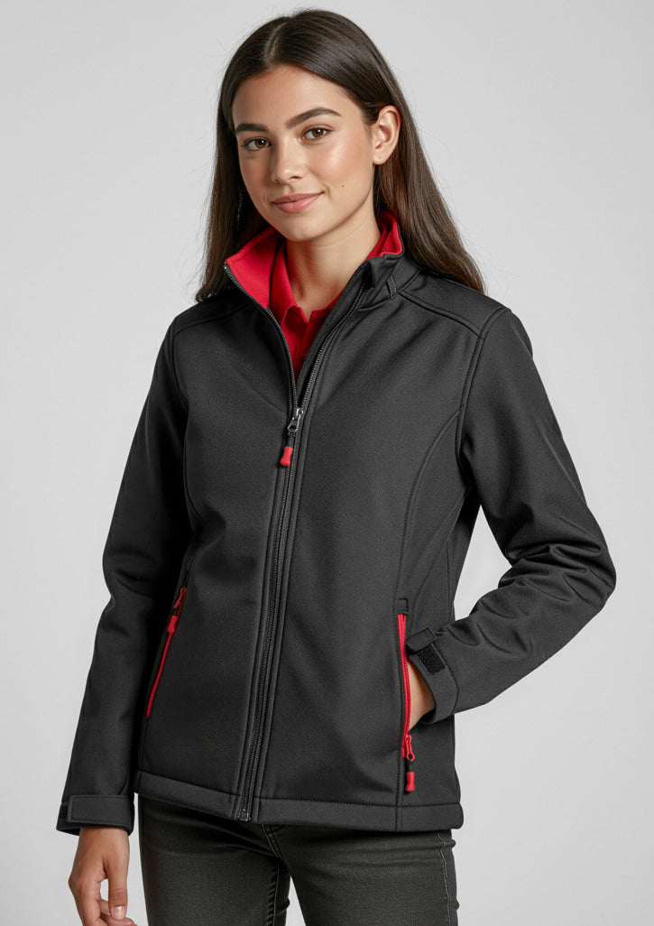 Geneva Kids Jacket - Black/Red