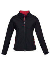 Geneva Womens Jacket - Black/Red