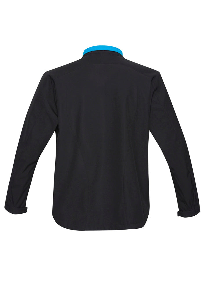 Geneva Mens Jacket - Black/Cyan