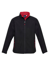 Geneva Mens Jacket - Black/Red