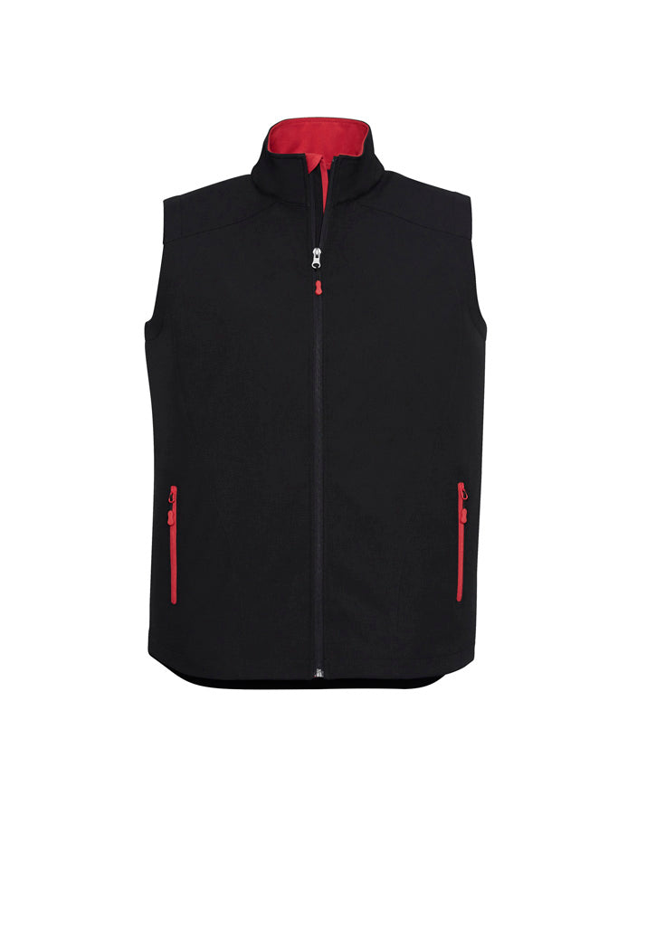 Geneva Mens Vest - Black/Red