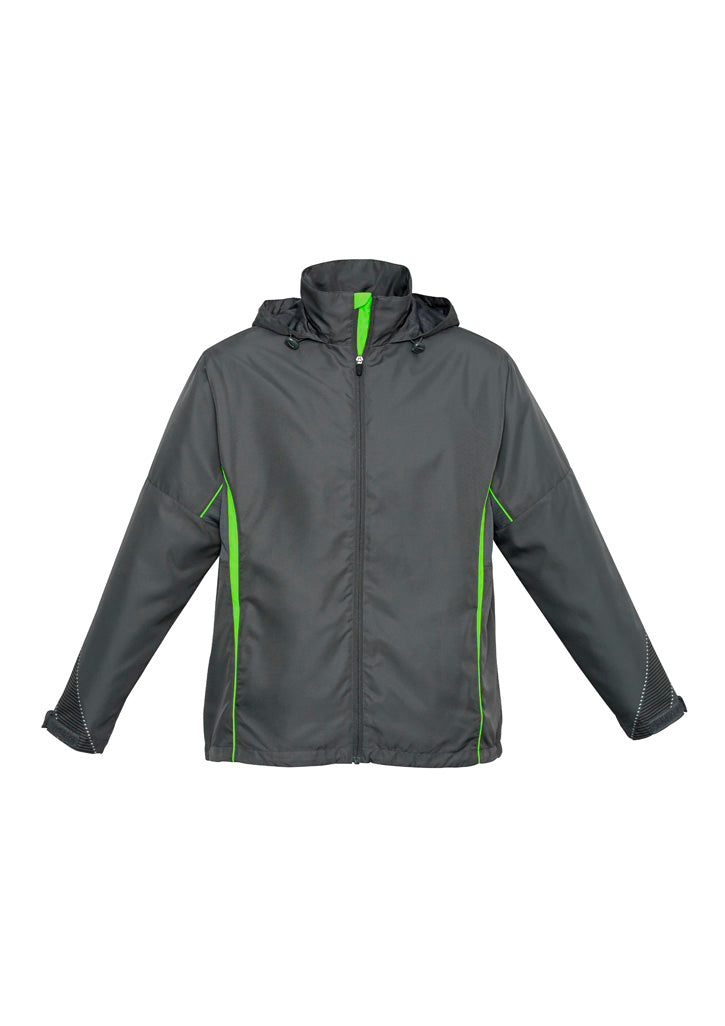 Razor Unisex Jacket - Grey/Fluoro Lime