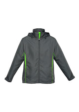 Razor Unisex Jacket - Grey/Fluoro Lime