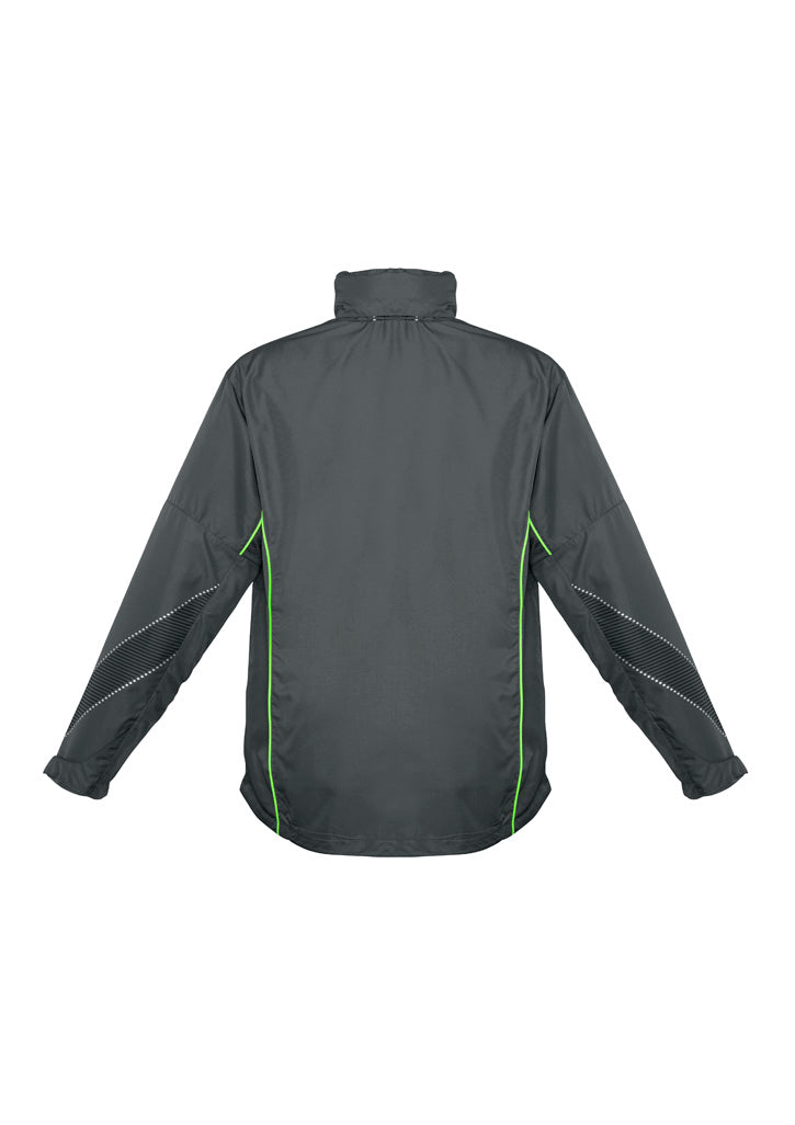 Razor Unisex Jacket - Grey/Fluoro Lime