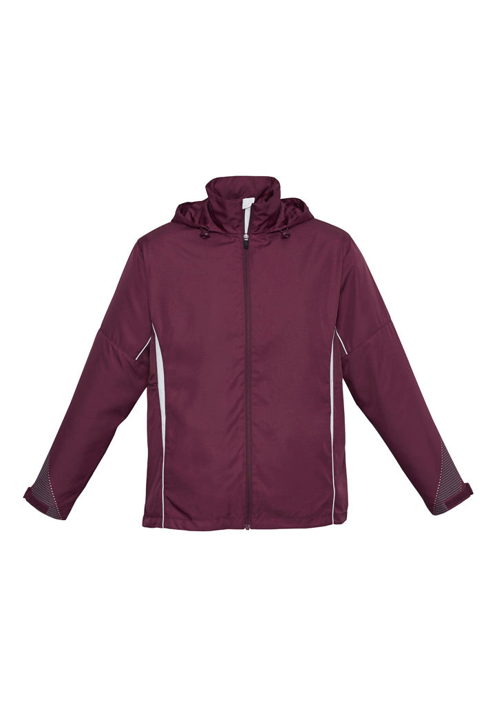 Razor Unisex Jacket - Maroon/White