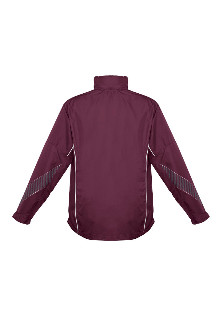 Razor Unisex Jacket - Maroon/White