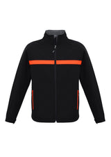 Charger Unisex Jacket - Black/Fluoro Orange/Grey