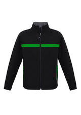 Charger Unisex Jacket - Black/Green/Grey