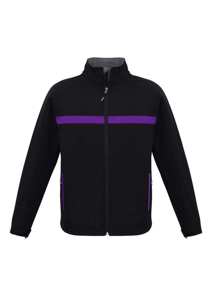 Charger Unisex Jacket - Black/Purple/Grey