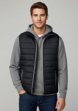 Stealth Mens Vest - Black/Silver