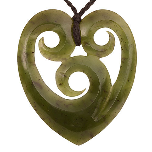 Jade Triple Heart Koru