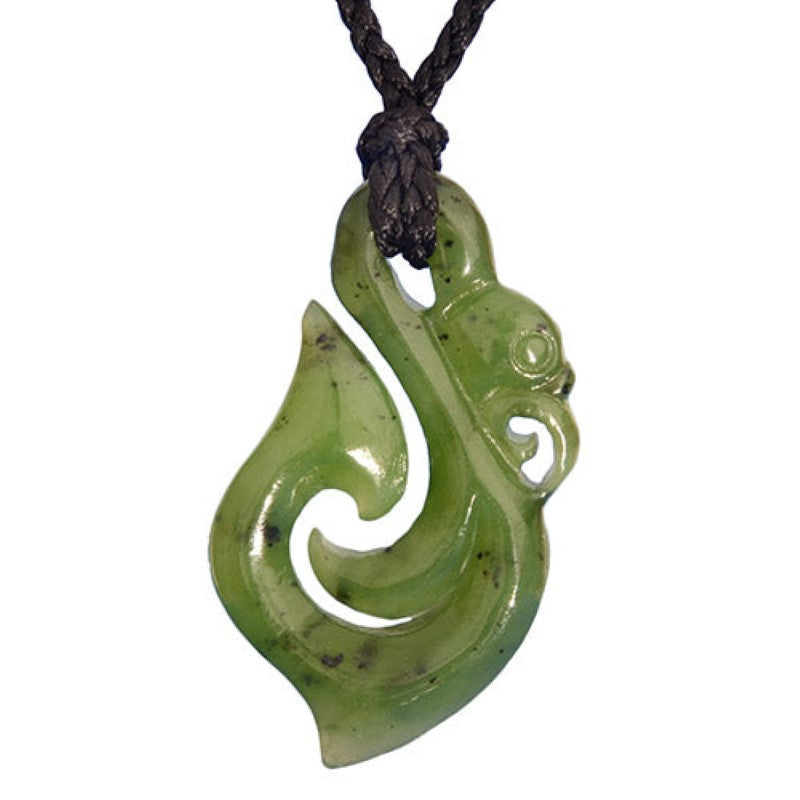 Jade Manaia Hook Pendant - Version 1