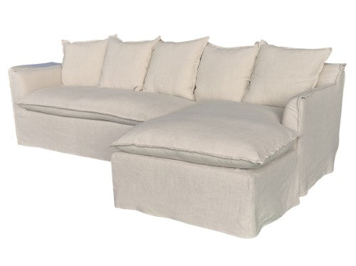 Marsala Chaise Lounge - Left Or Right (Salt & Pepper)