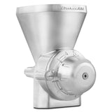 All-metal KitchenAid Grain Mill Attachment (KGM) for grinding grains like wheat and corn into fresh flour, easy to use with stand mixer.