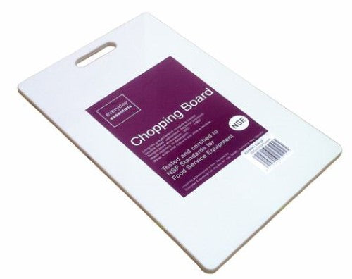 Chopping Board Med White 365x220x13