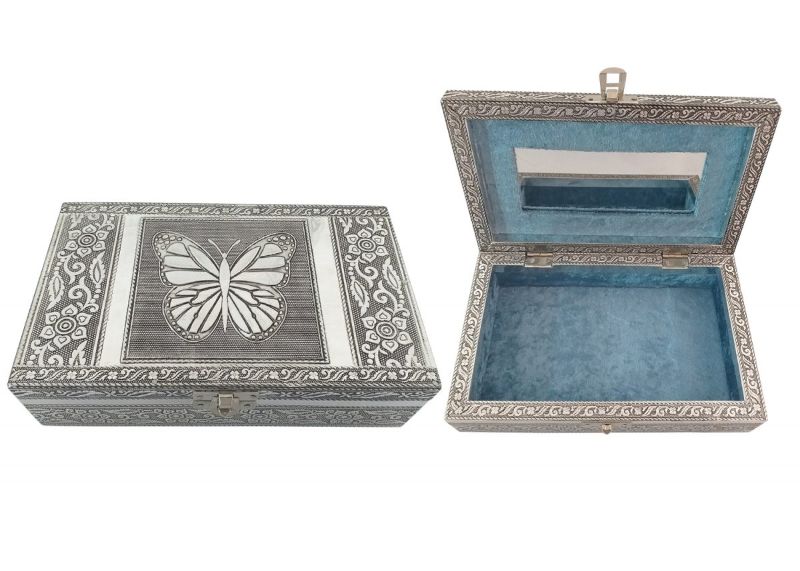 Jewelry Box - Butterfly with Mirror (20cm)