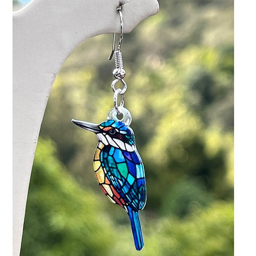Earrings - Kingfisher (35 x 14.8cm)