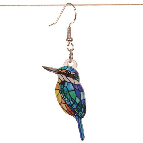 Earrings - Kingfisher (35 x 14.8cm)