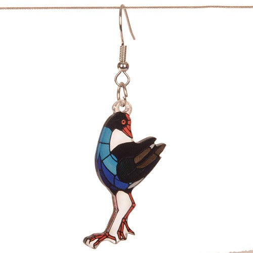 Earrings - Pukeko (37 x 18.3cm)