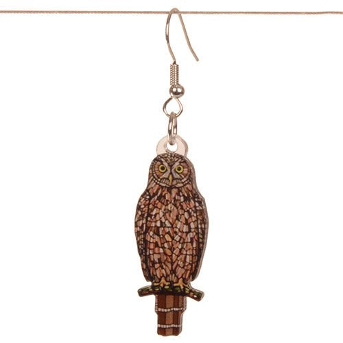Earrings - Morepork (37.7 x 13.5cm)