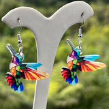 Earrings - Hummingbird (31 x 36cm)