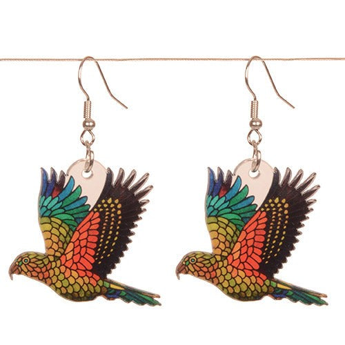 Earrings - Kea Stain Glass Look (32 x 35cm)