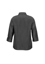 Oasis Womens 3/4 Sleeve Shirt - Charcoal