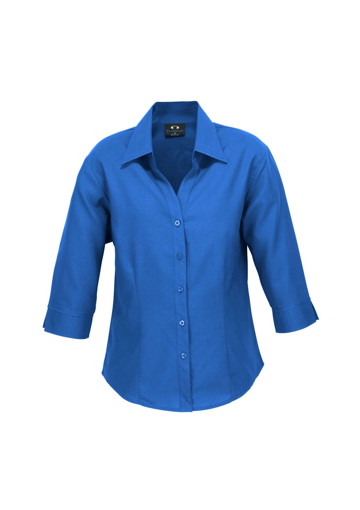 Oasis Womens 3/4 Sleeve Shirt - Electric Blue