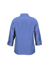 Oasis Womens 3/4 Sleeve Shirt - Mid Blue