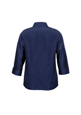 Oasis Womens 3/4 Sleeve Shirt - Navy