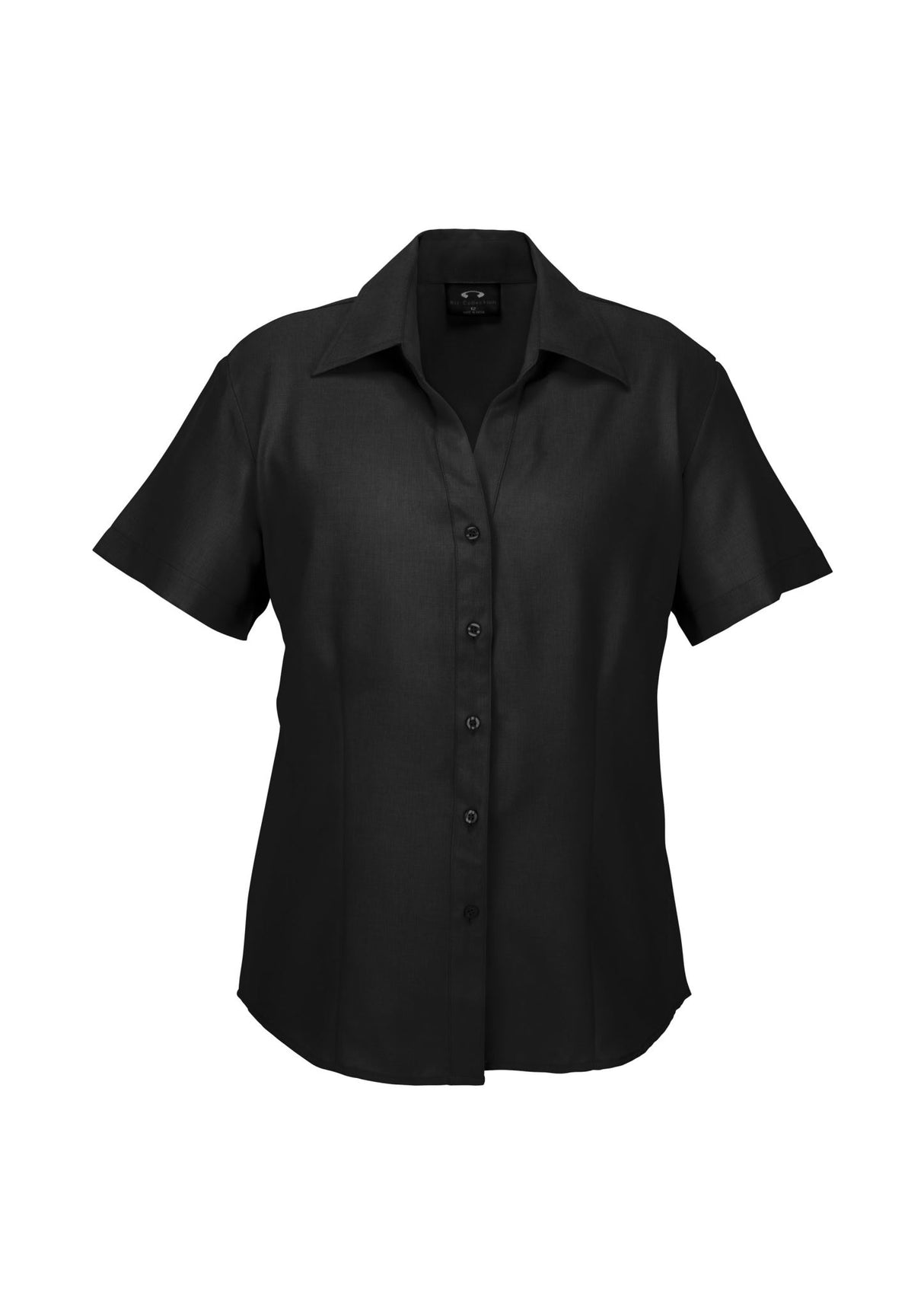 Oasis Womens Short Sleeve Shirt - Black