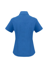 Oasis Womens Short Sleeve Shirt - Electric Blue